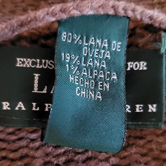 Vintage Handknitted Ralph Lauren southwestern blanket cardigan/coat - Picture 5 of 9